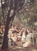 Max Liebermann Beer Garden in Munich (nn02) china oil painting reproduction